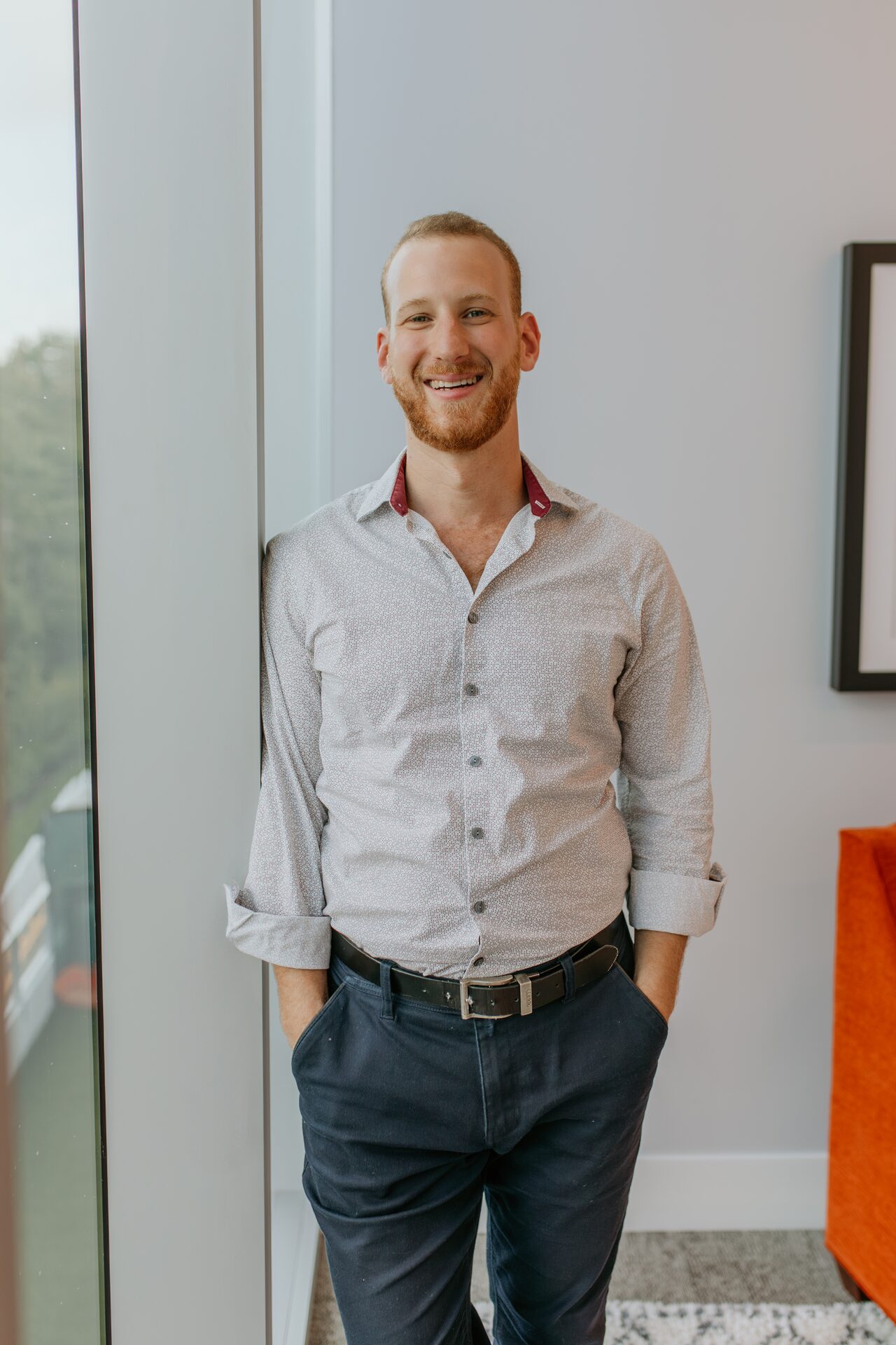 Shaya Schtroks in his Boca Raton office